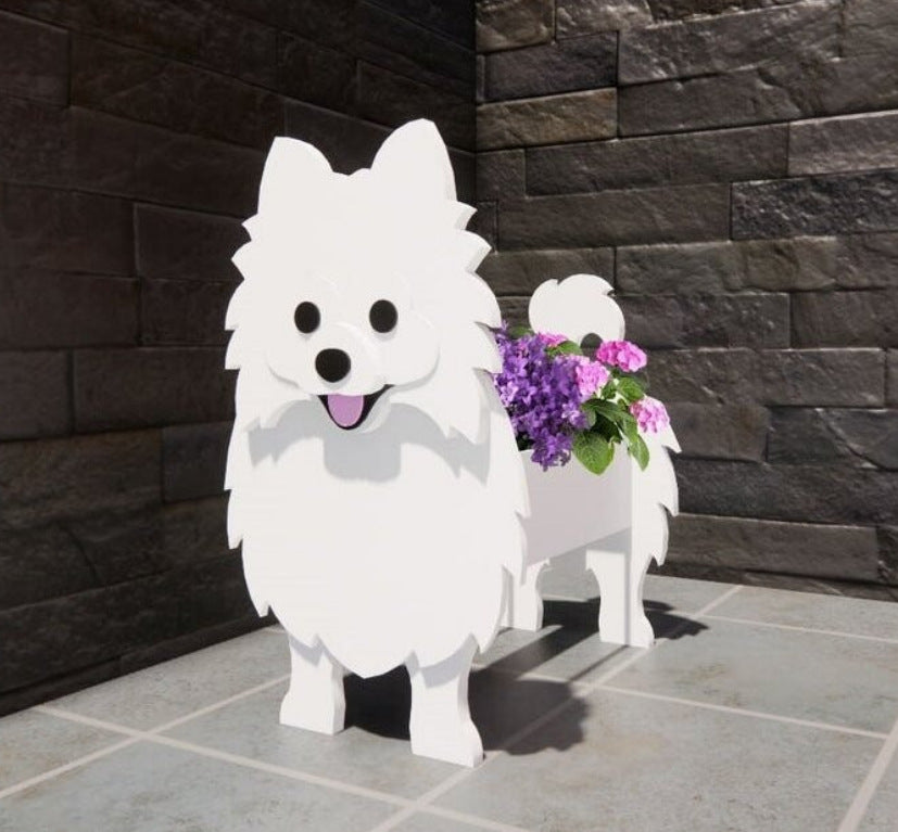 Flower Pot Pet Dog Potted Garden Decoration