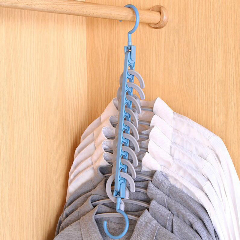 Hanger storage artifact dormitory home wardrobe finishing