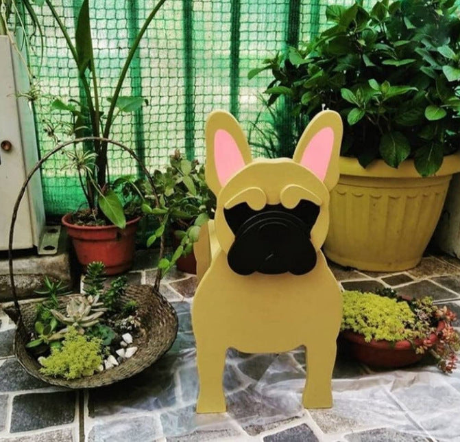 Flower Pot Pet Dog Potted Garden Decoration