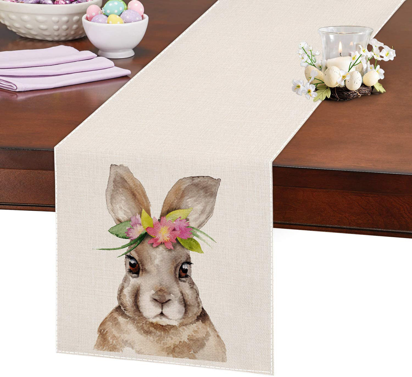 Easter Pattern Printed Table Runners