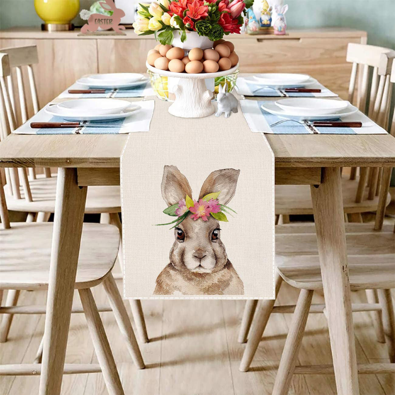 Easter Pattern Printed Table Runners